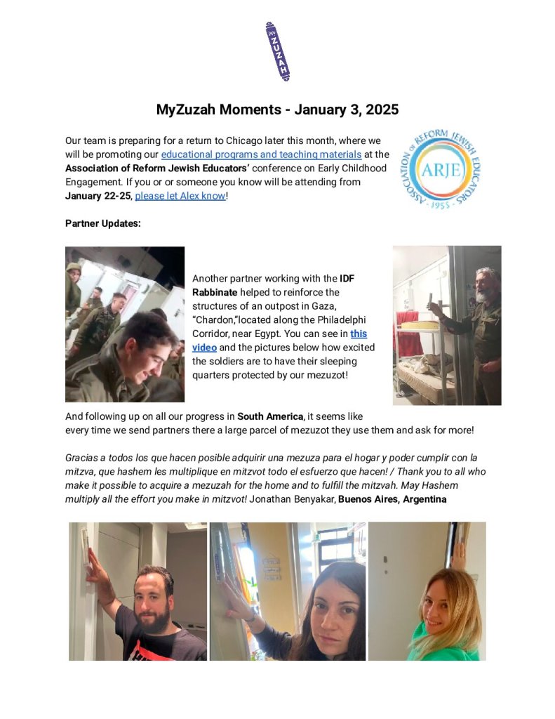thumbnail of MyZuzah Moments – January 3, 2025
